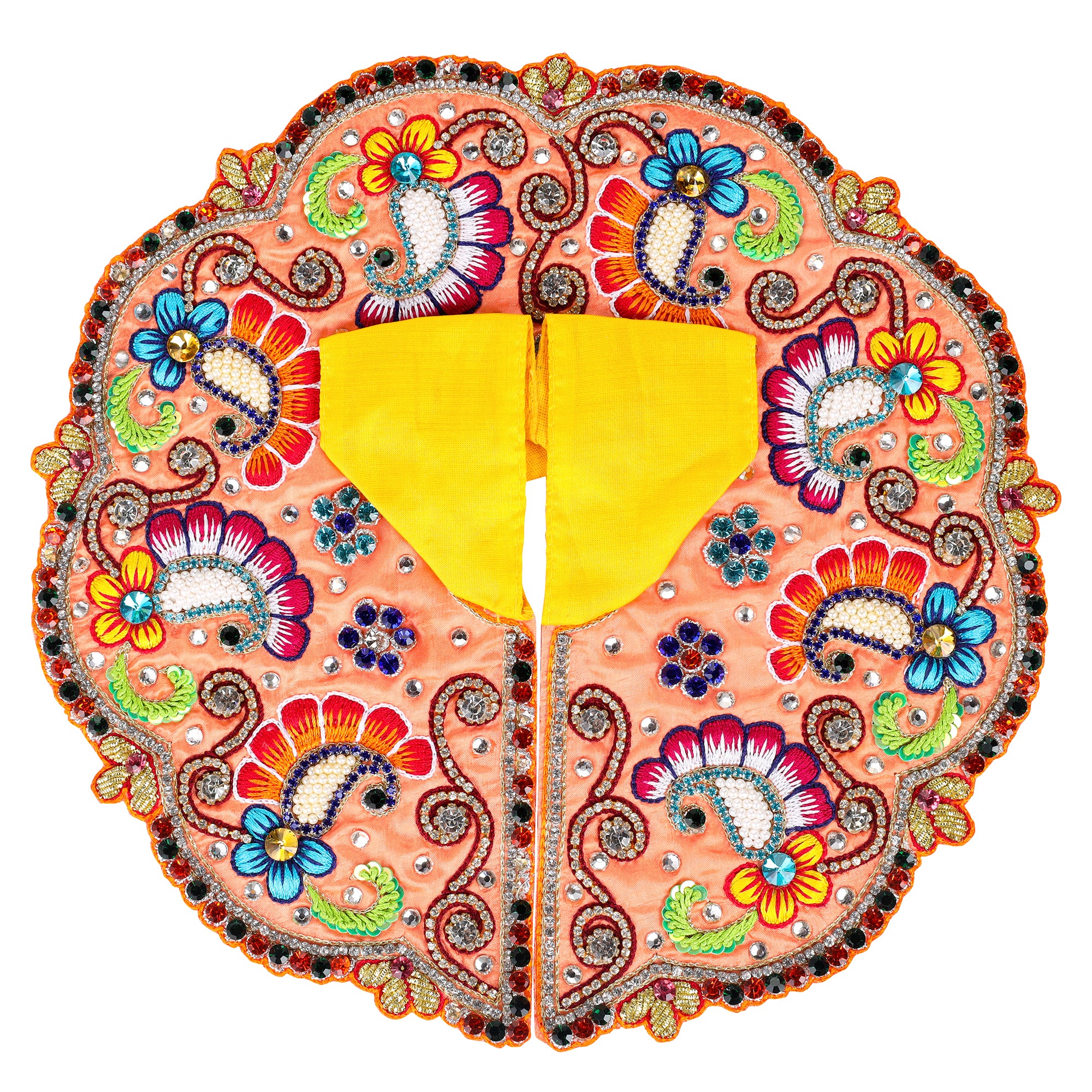 Hand Embridery Ladoo Gopal Poshak