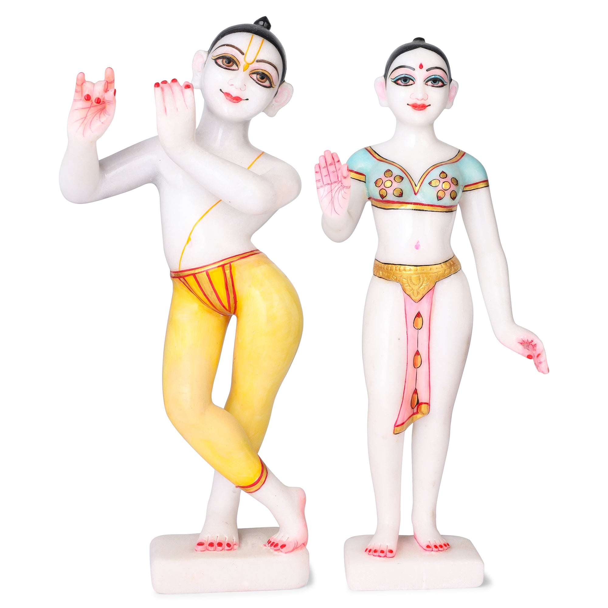 Marble Radha Krishna Statue