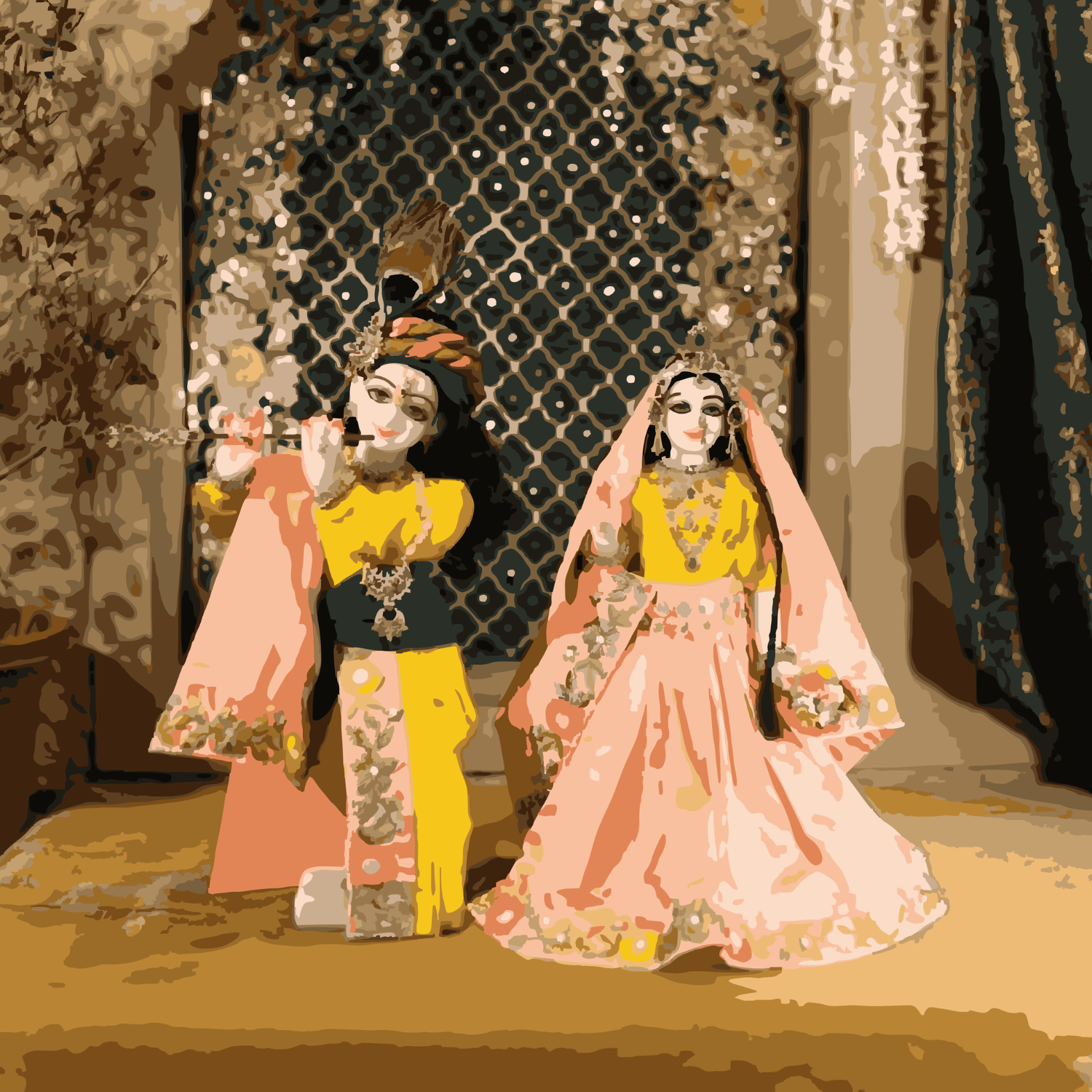 Radha Krishna Dress