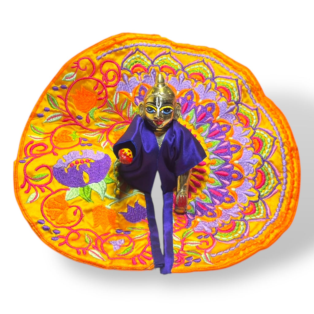 Orange Ladoo Gopal Dress