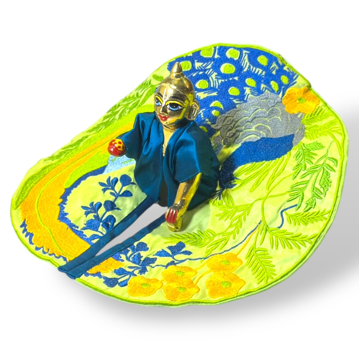 Green Ladoo Gopal Dress