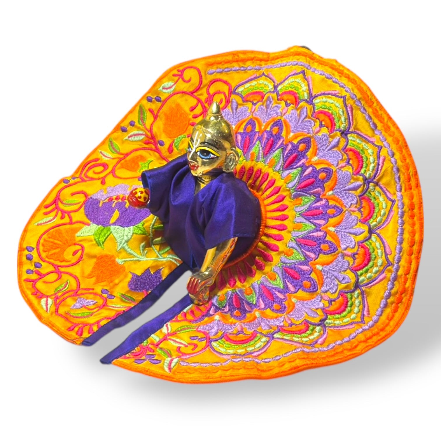 Orange Ladoo Gopal Dress