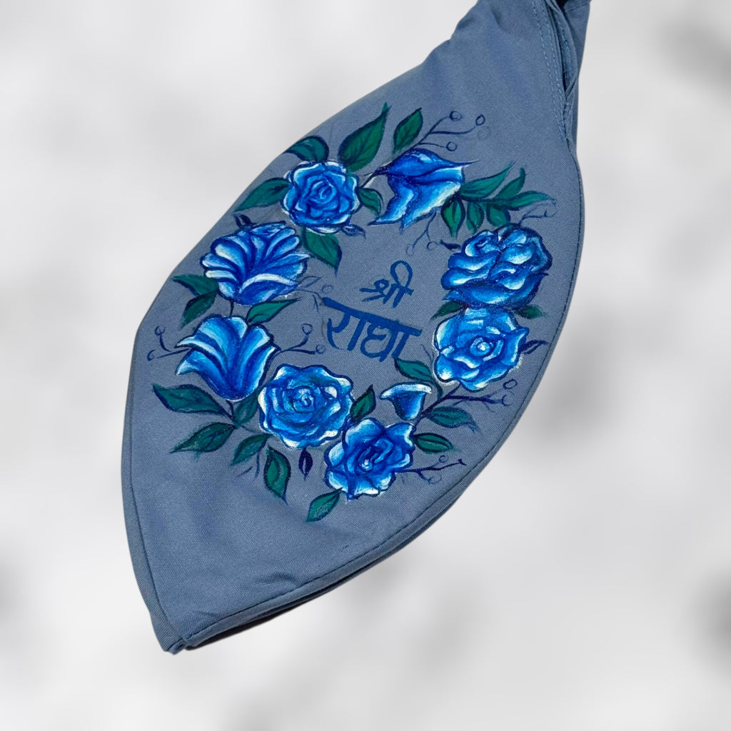 Hand Painted Shri Radhey Bead Bag