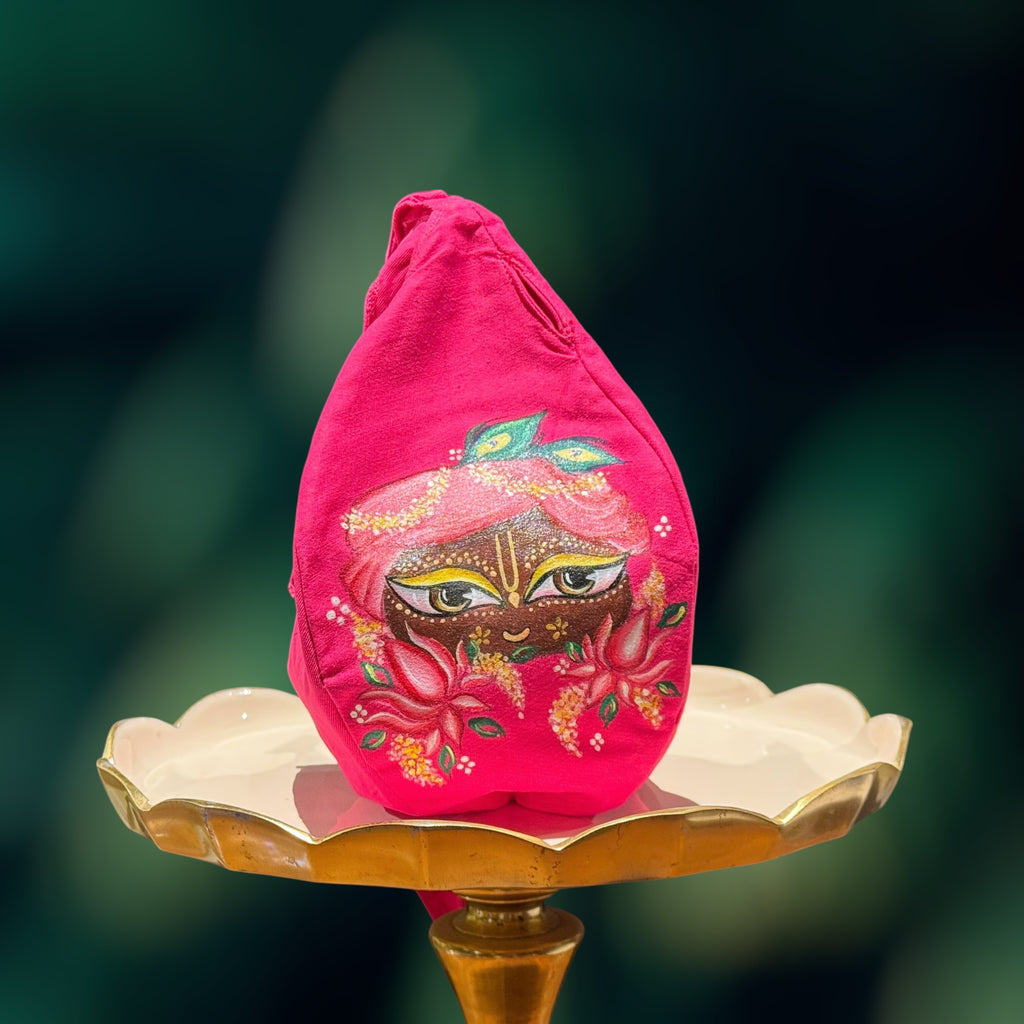 Hand Painted Girriraj Bead Bag