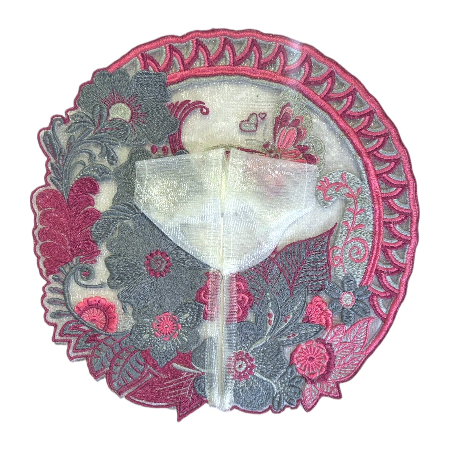 Grey & Pink Ladoo Gopal Dress