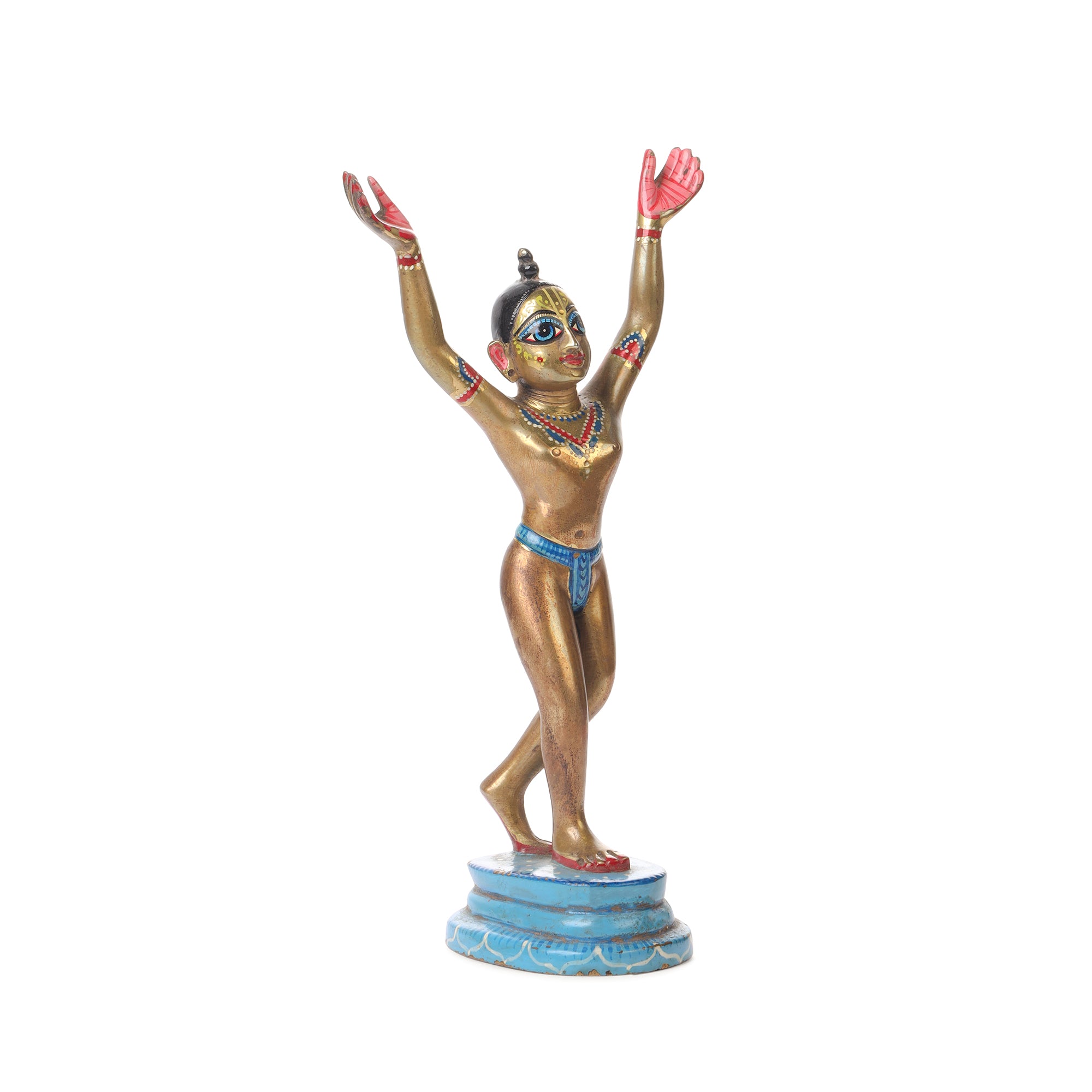 Punch Dhatu Gaur Nitai Idol – 7 Inch