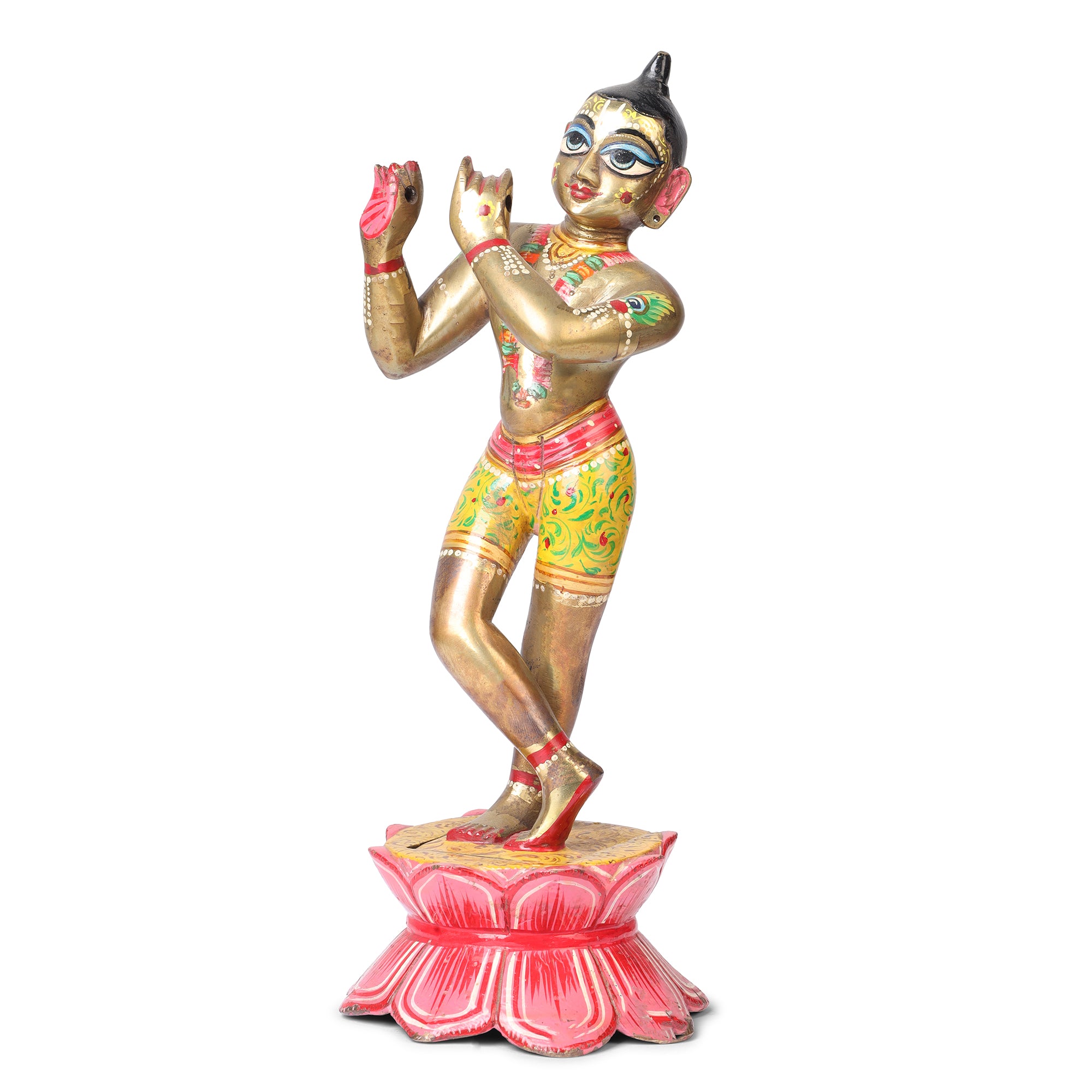 Punch Dhatu Radha Krishna Idol – 11 Inch