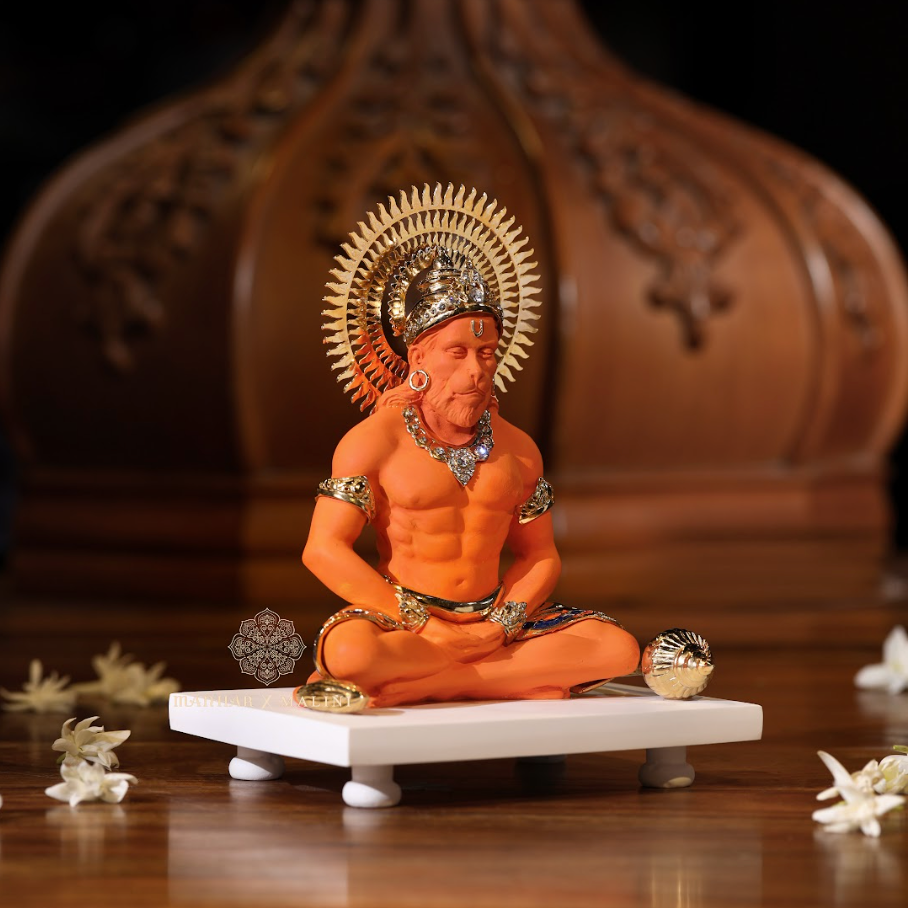 Meditating Hanuman